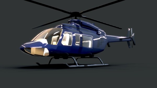 3d obj bell 407 ts aircraft - Bell 407 TS Helicopter by TotexArtz